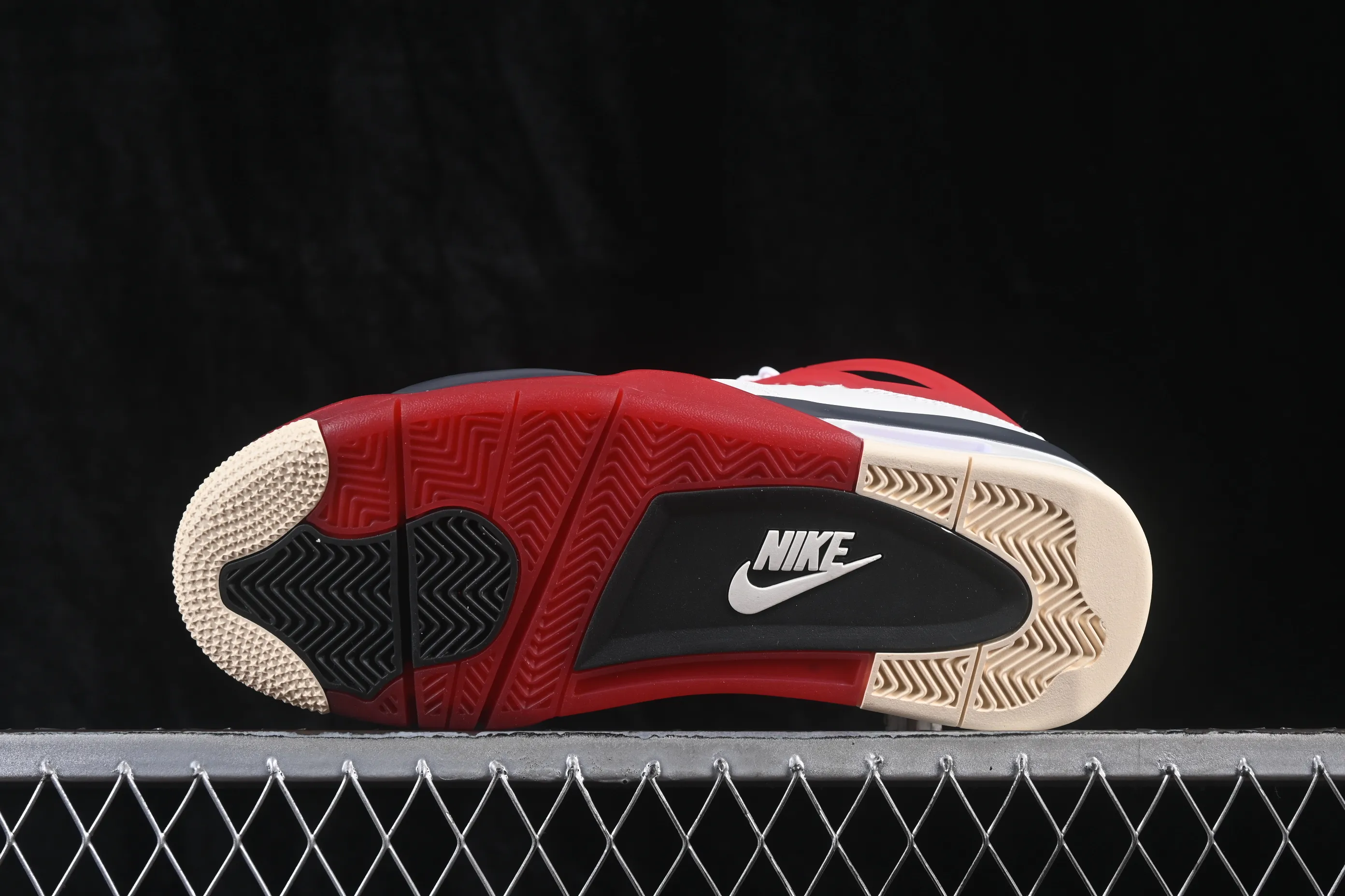 All Categories Air Jordan Jordan Series Basketball Shoes Air Jordan 4 Nigel Sylvester x Air Jordan 4 Retro "Brick After Brick" AJ4 Joe 4 White Red Urine Stains 2.0 IQ8055-100
